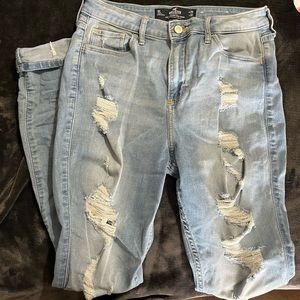 Holister high waist skinny jeans